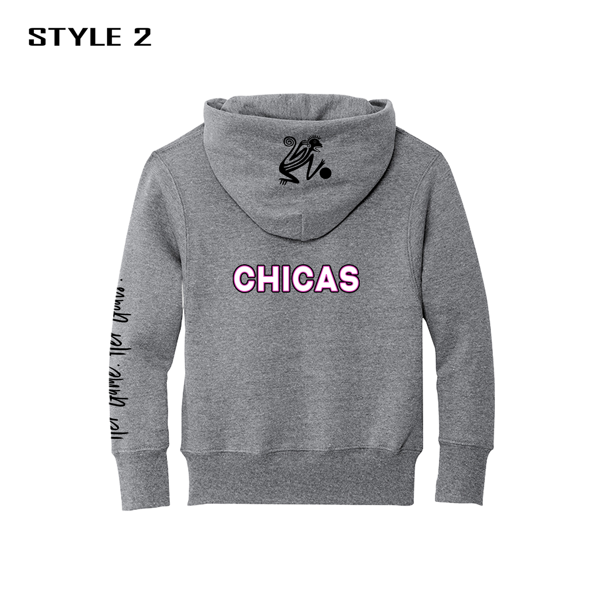 Indie Chicas Fan Hoodie Grey [Youth]