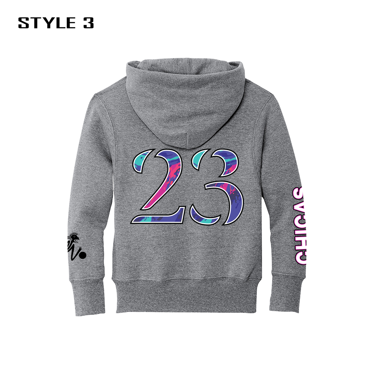 Indie Chicas Fan Hoodie Grey [Youth]