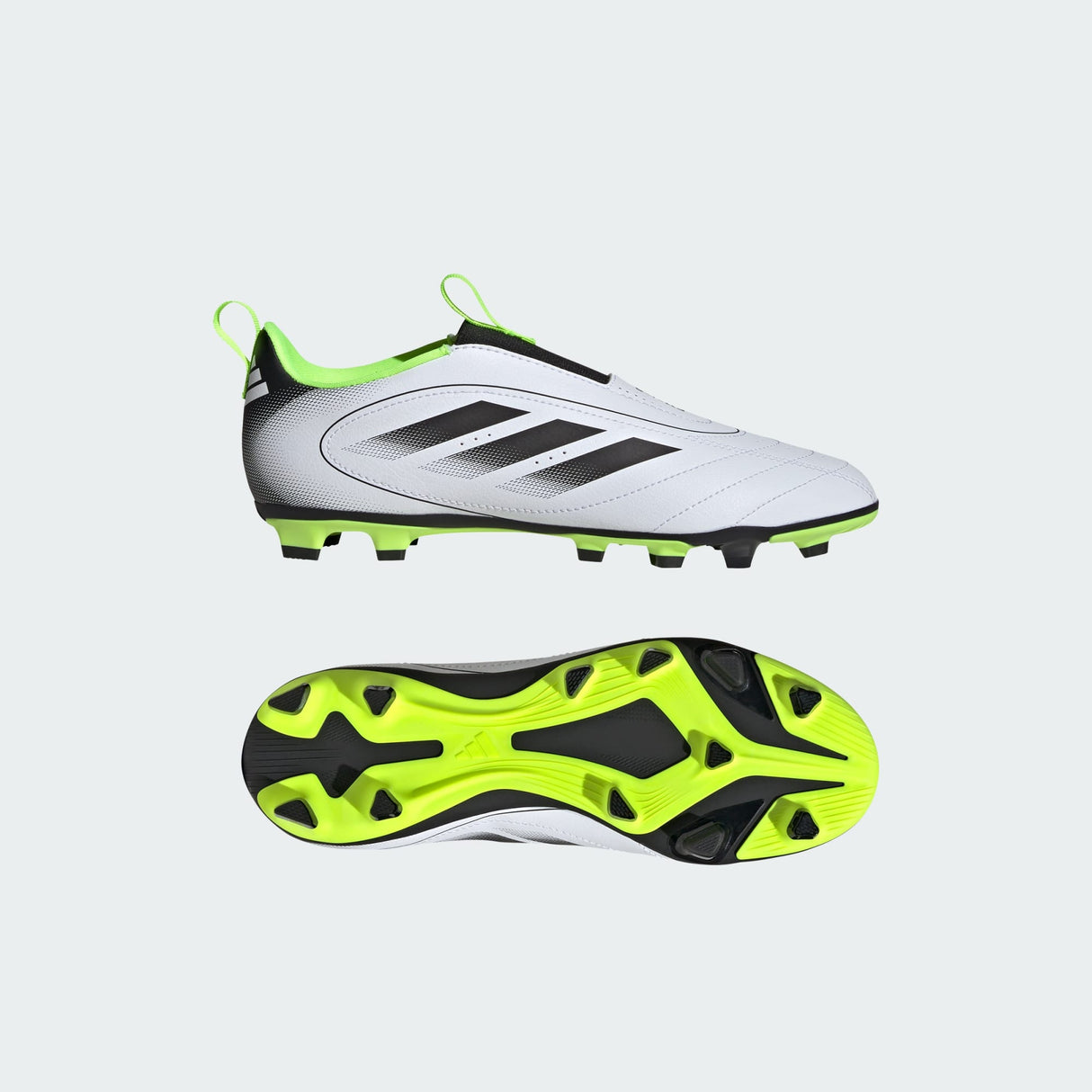 Junior Goletto IX LL FG [White/Black/Lucid Lemon]