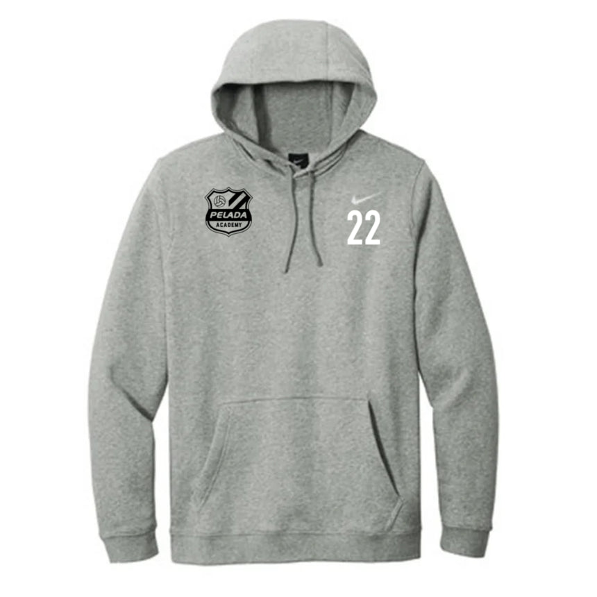 Pelada Academy | Nike Club Hoodie [Men's] - Gray/Black