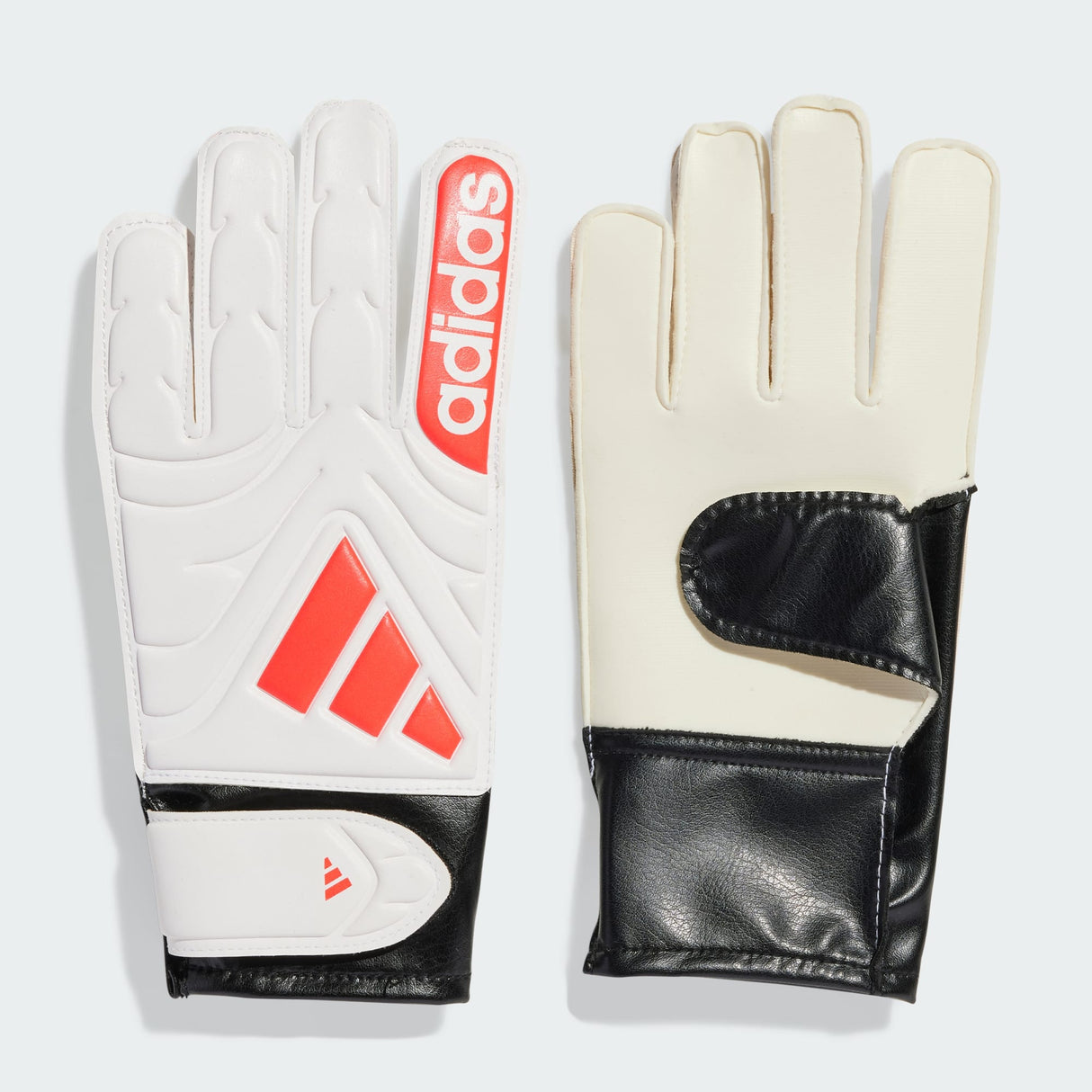 Junior Copa Club Keeper Glove [White/Lucid Red]