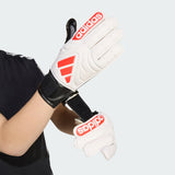 Junior Copa Club Keeper Glove [White/Lucid Red]