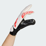 Junior Copa Club Keeper Glove [White/Lucid Red]