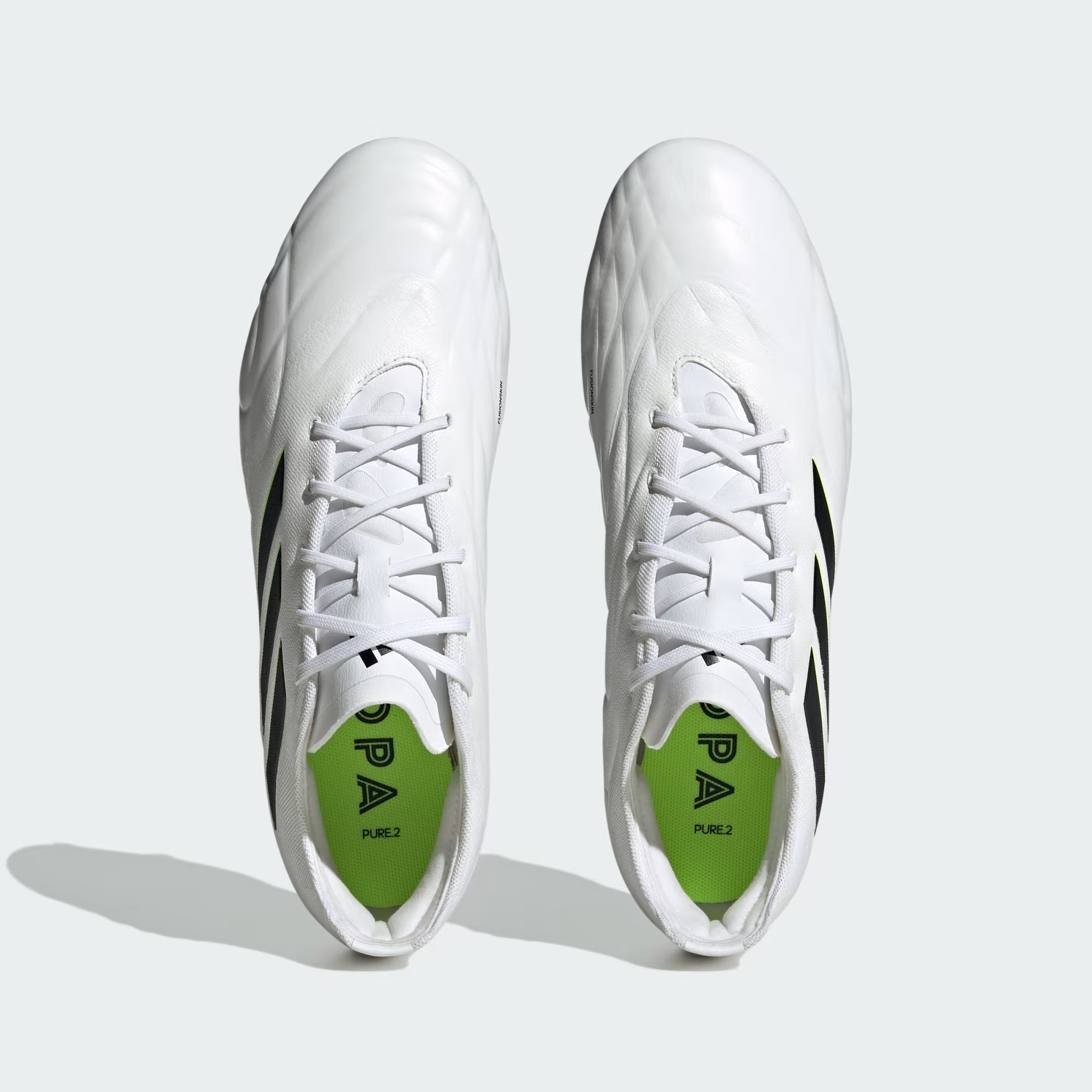 Copa Pure.2 FG [White/Black/Lucid Lemon] – Tursi Soccer Store