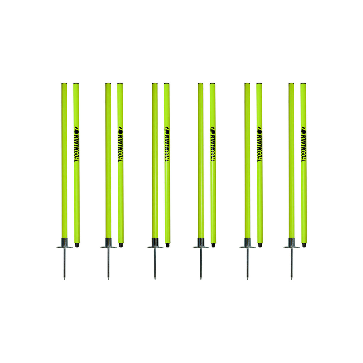 Coaching Sticks 2 Go - 6/set [Hi-Vis Green]