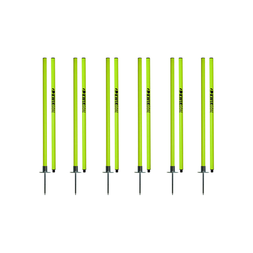 Coaching Sticks 2 Go - 6/set [Hi-Vis Green]