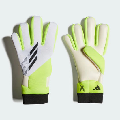 Youth X League GK Gloves [White/Lucid Lemon]