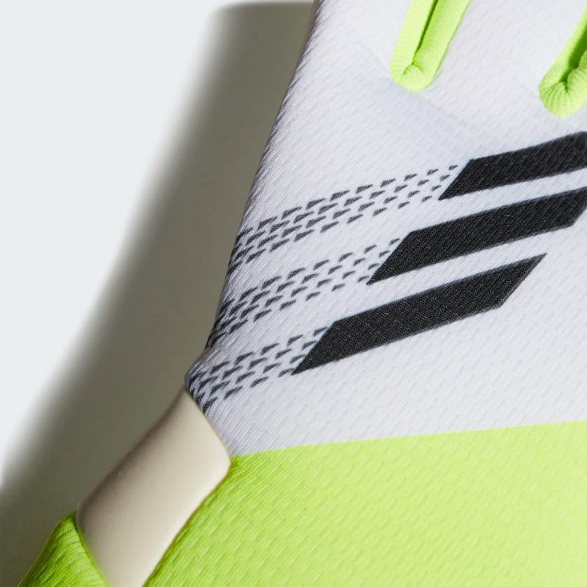 Youth X League GK Gloves [White/Lucid Lemon]