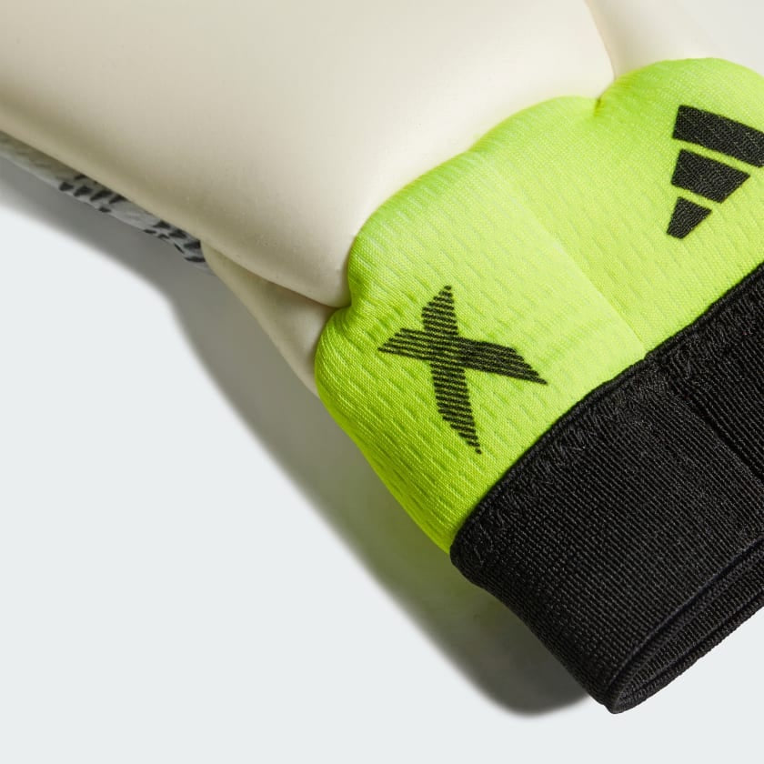 Youth X League GK Gloves [White/Lucid Lemon]