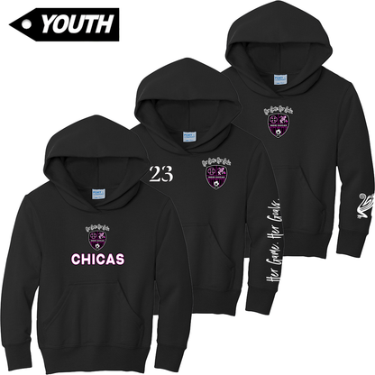 Indie Chicas Fan Hoodie Blk [Youth]