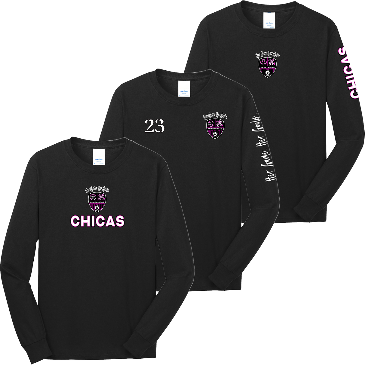 Indie Chicas Fan Tee LS [Adult/Unisex]