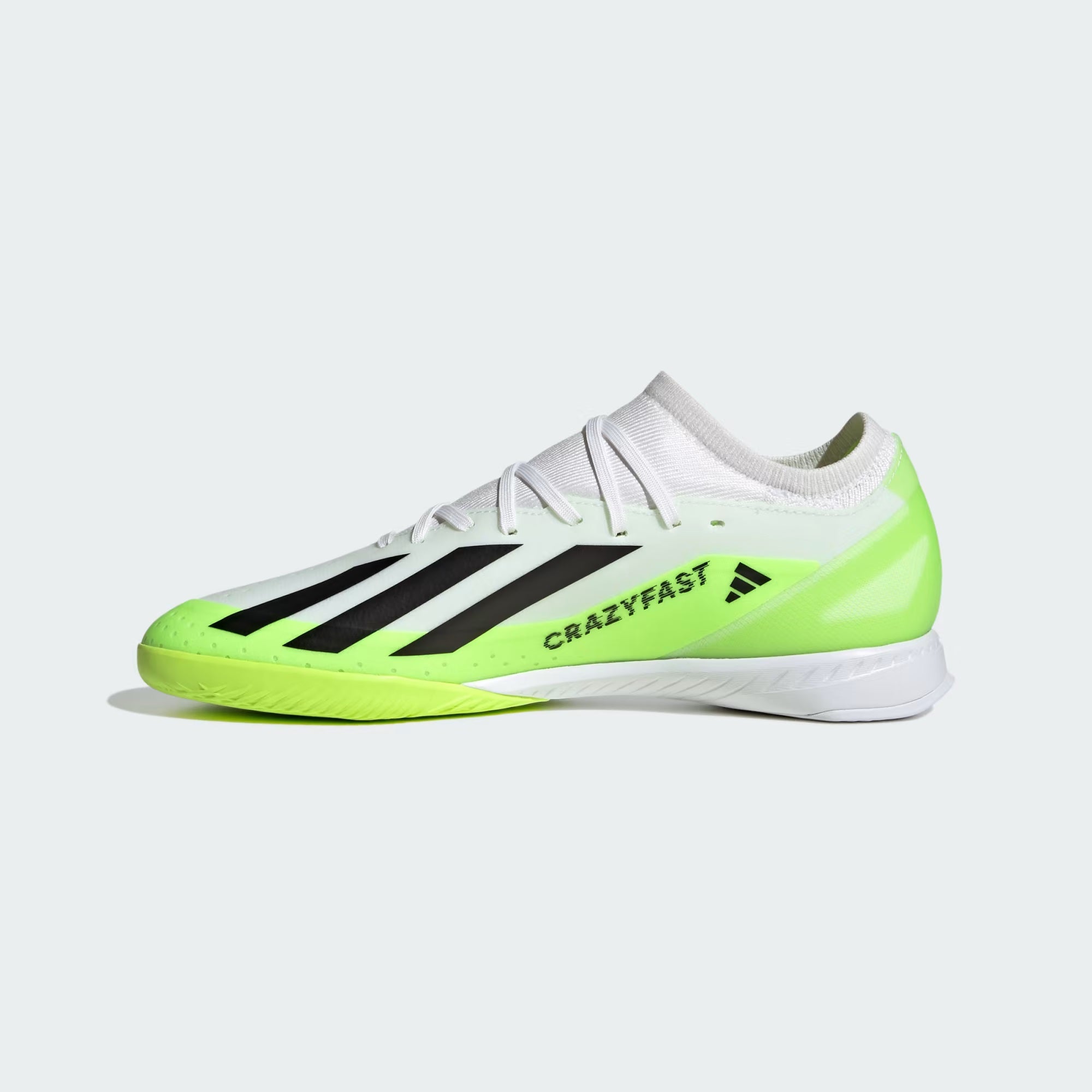 X Crazyfast.3 IN [White/Black/Lucid Lemon] – Tursi Soccer Store