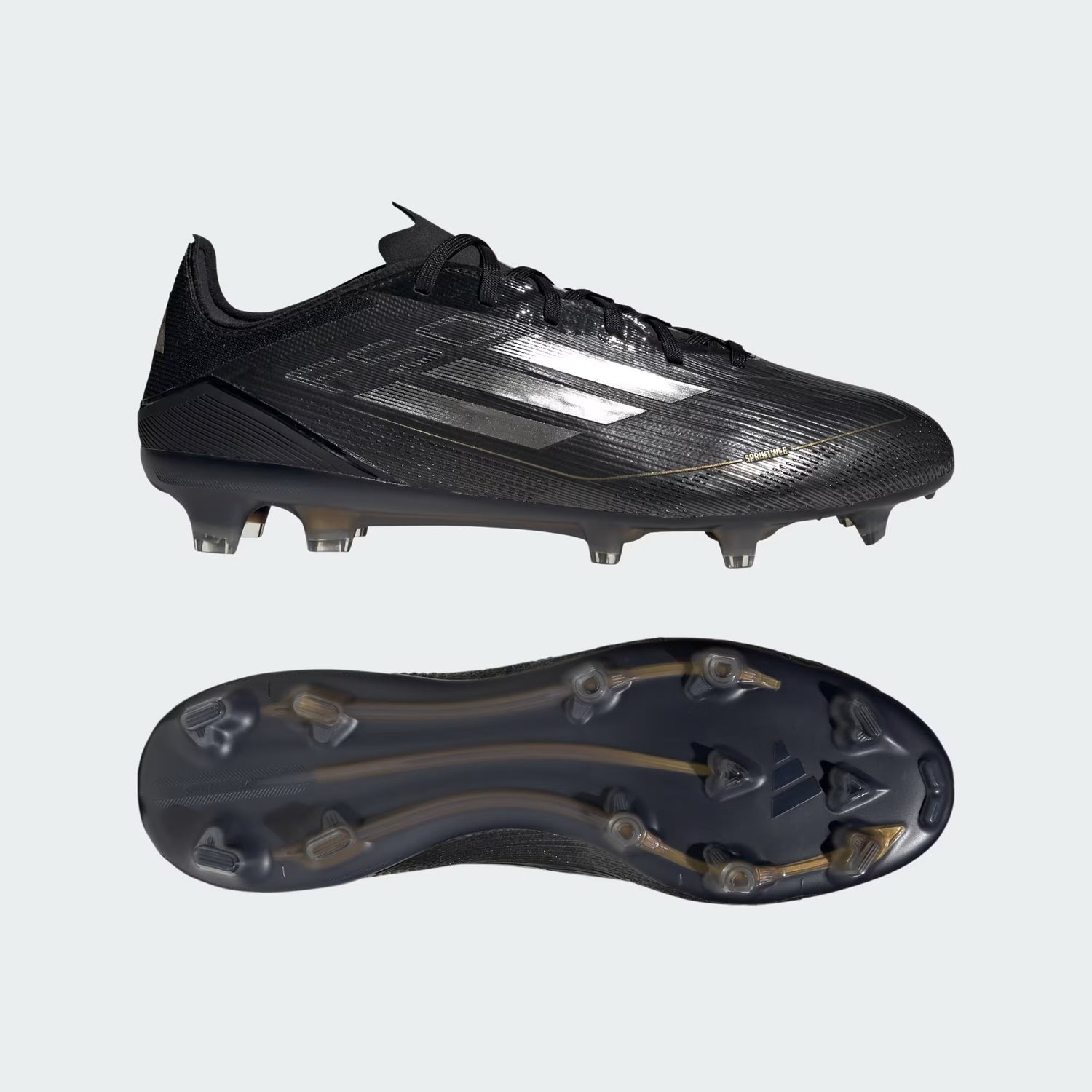 Sz 7.5 Mens Adidas F50 Pro FG (IE1287) Stealth Victory Core Black Iron Metal Amazon.com | Adidas Unisex F50 Pro Firm Ground Soccer Cleats  main image 4