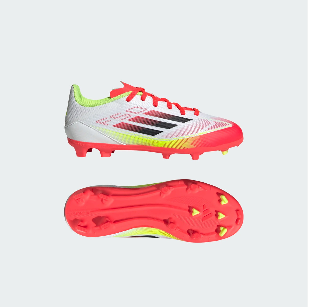 Junior F50 League FG/MG [White/Core Black/Solar Yellow]
