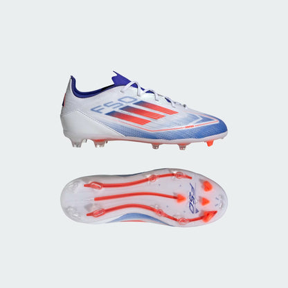 JUNIOR F50 PRO FG [Cloud White / Solar Red / Lucid Blue]