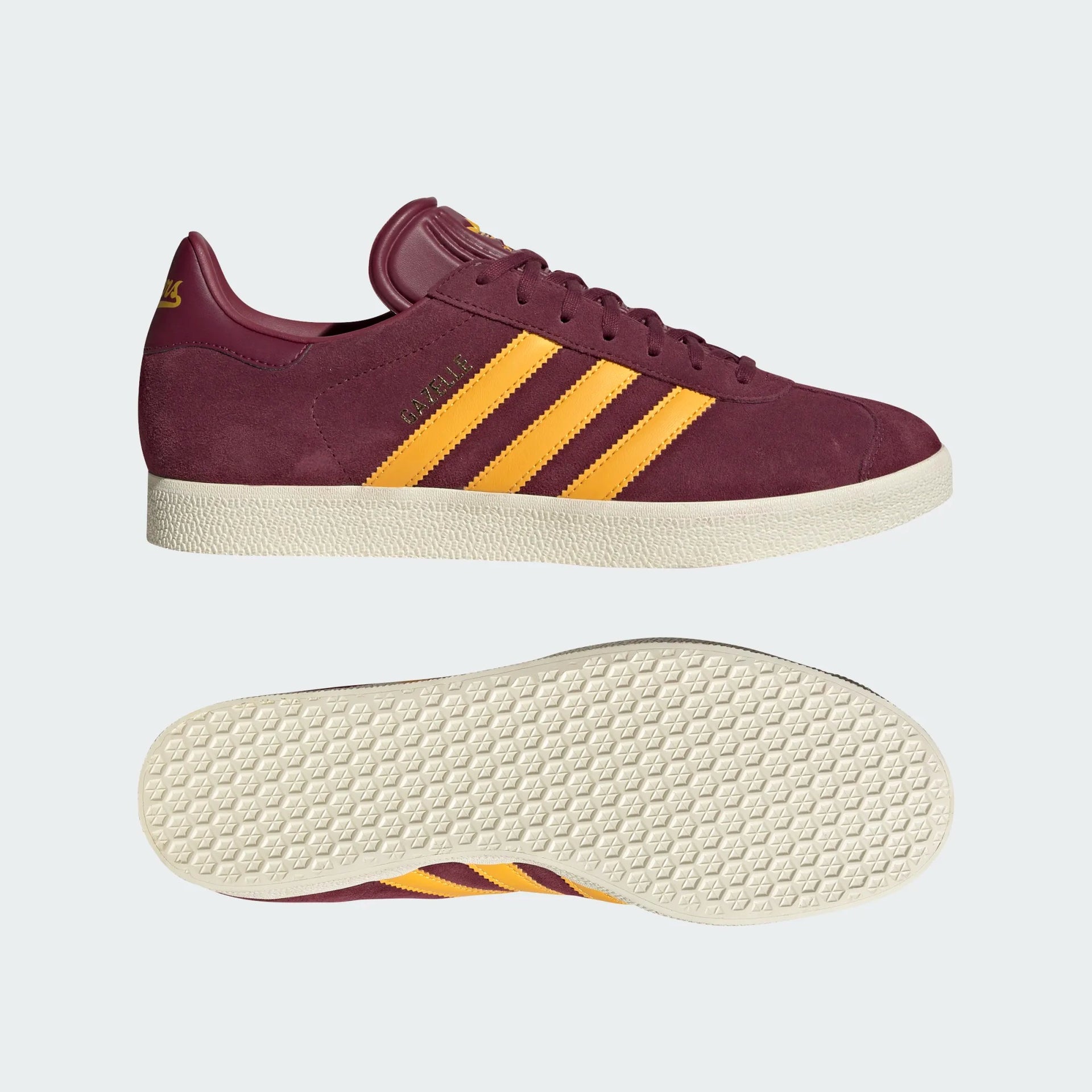 Adidas Gazelle MLS [Maroon/CRWYellow] – Tursi Soccer Store