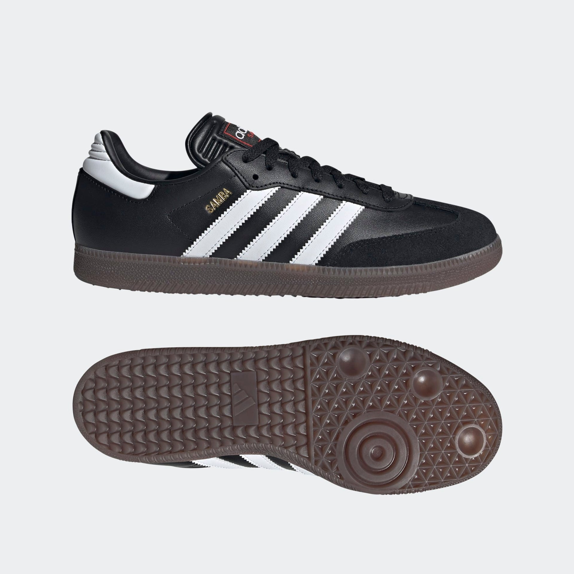 adidas Samba Indoor Shoes, Black/White/Red / 9 adidas Samba Indoor Shoes, Black/White/Red / 9