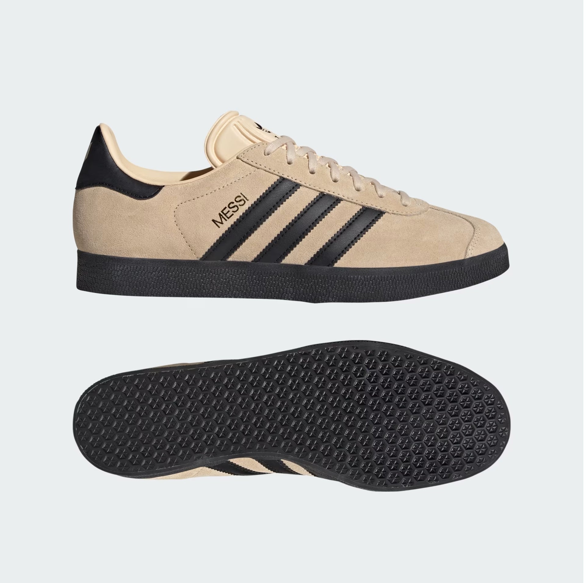 adidas gazelle silver green womens adidas Gazelle Messi Shoes - Sand/Black/Gold Met
