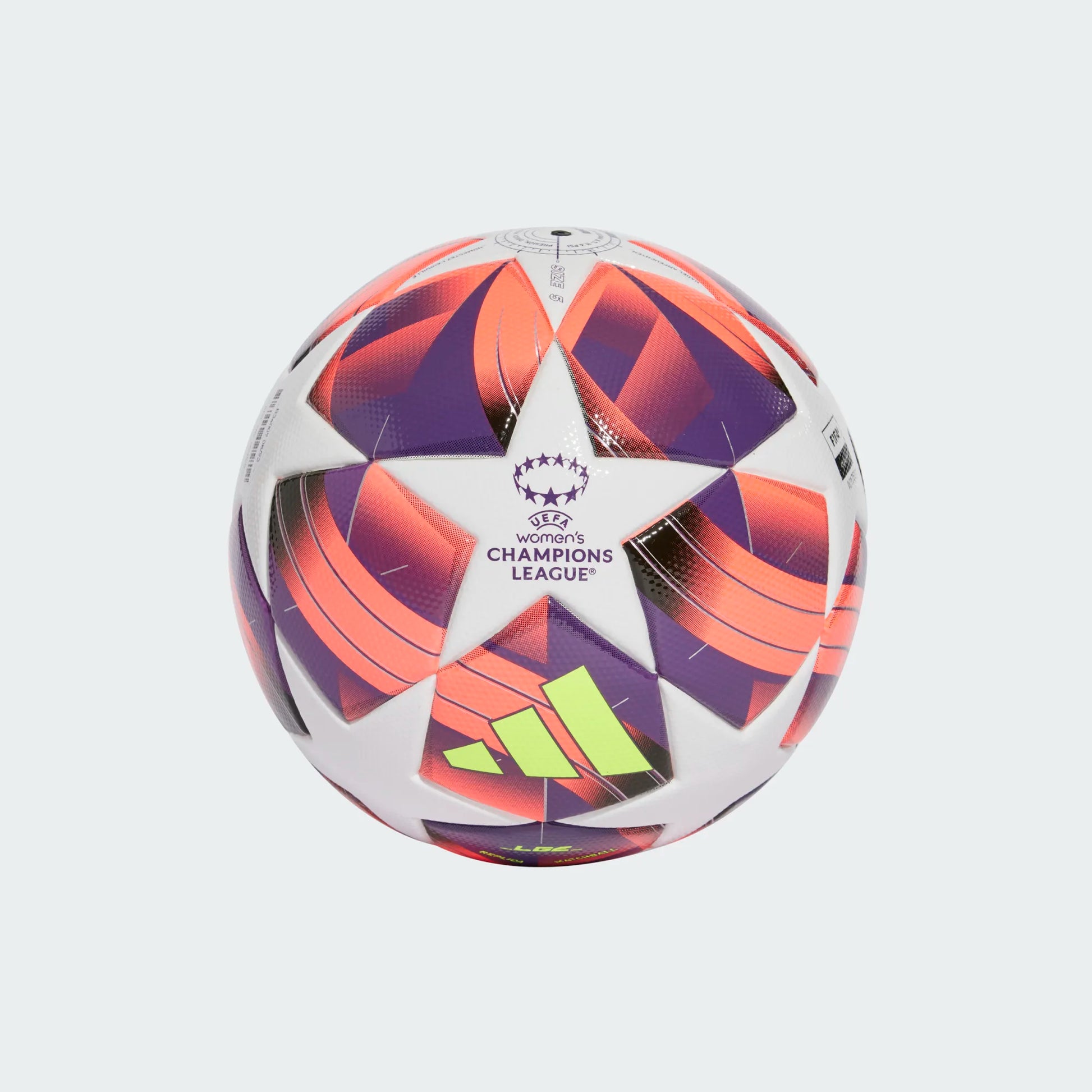 Adidas Women's Champions League League Ball [White/Purple/Pink Adidas Women's Champions League League Ball [White/Purple/Pink