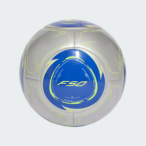 Messi F50 Club Ball [Silver/Blue/Solar Yellow]