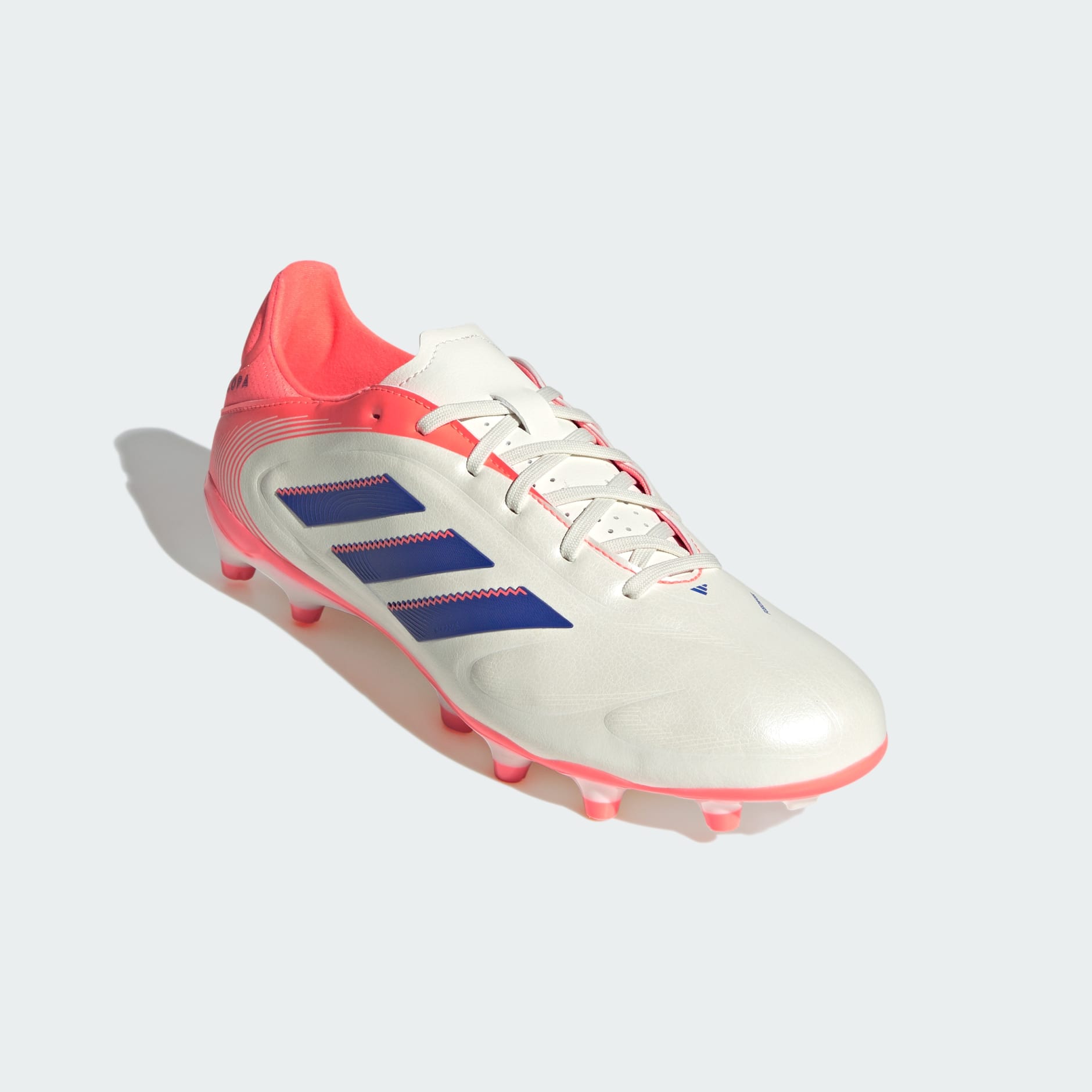 Copa Pure 3 League FG [White/Lucid Blue/Coral] – Tursi Soccer Store