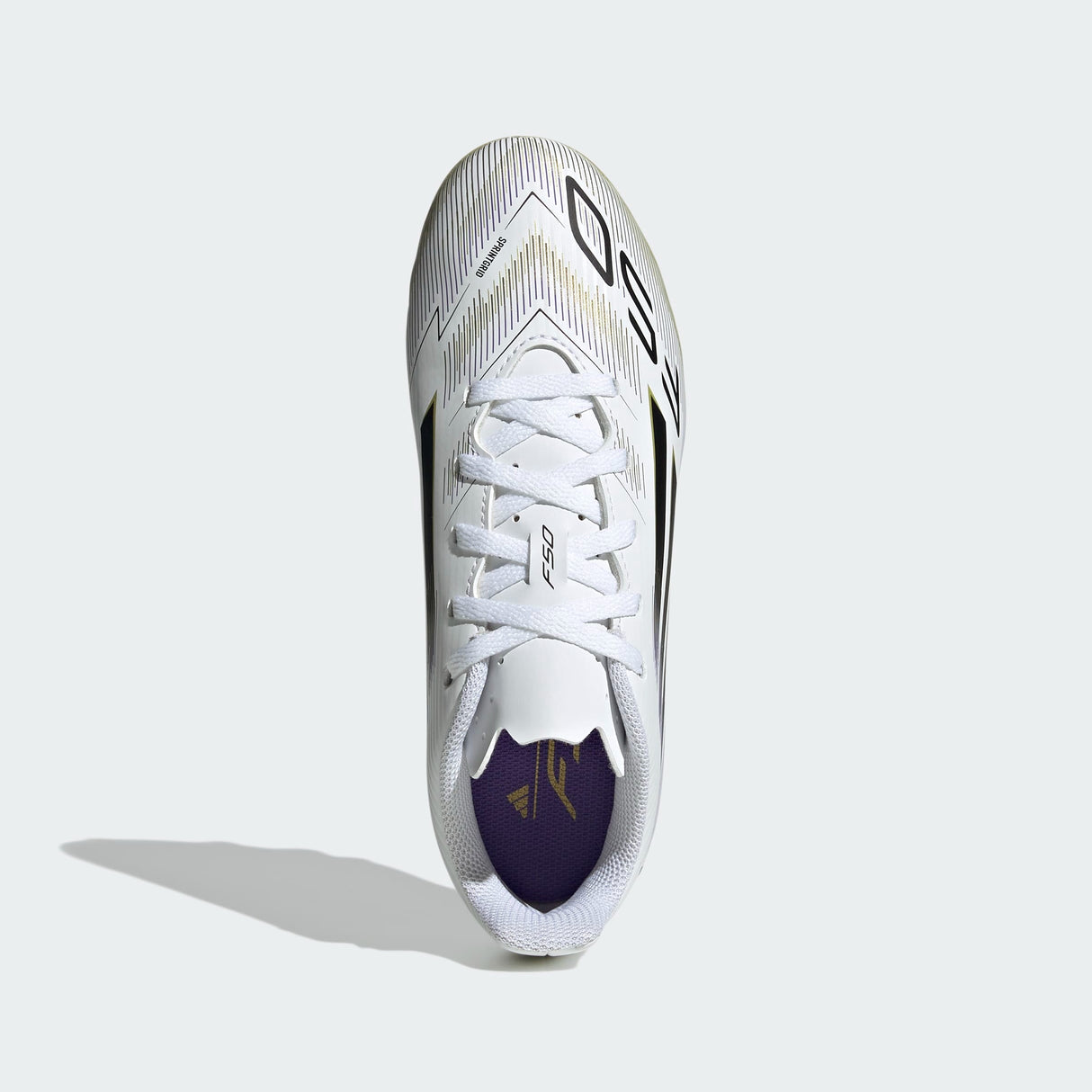 Junior F50 Club FG/MG [White/Core Black/Gold]
