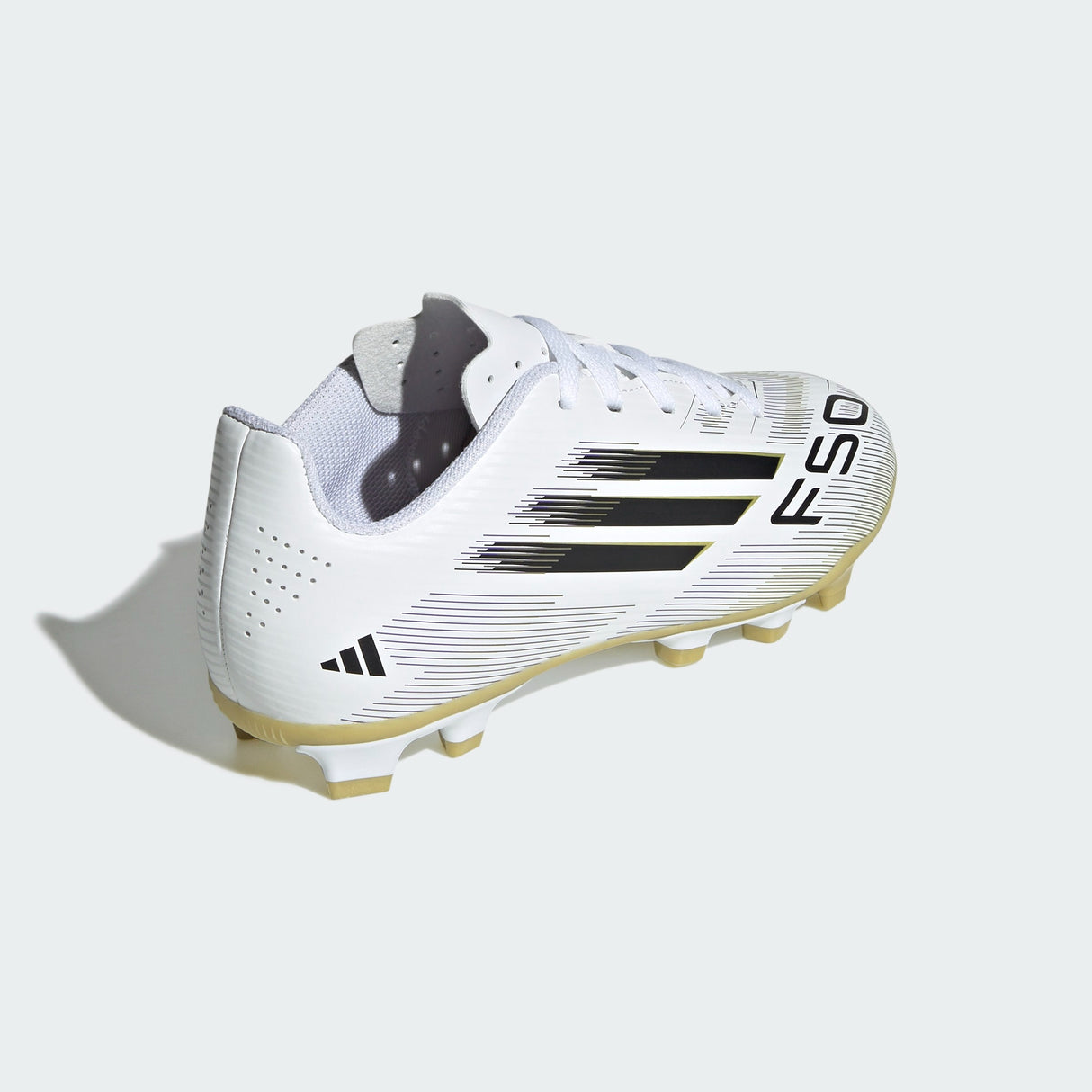 Junior F50 Club FG/MG [White/Core Black/Gold]