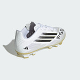 Junior F50 Club FG/MG [White/Core Black/Gold]