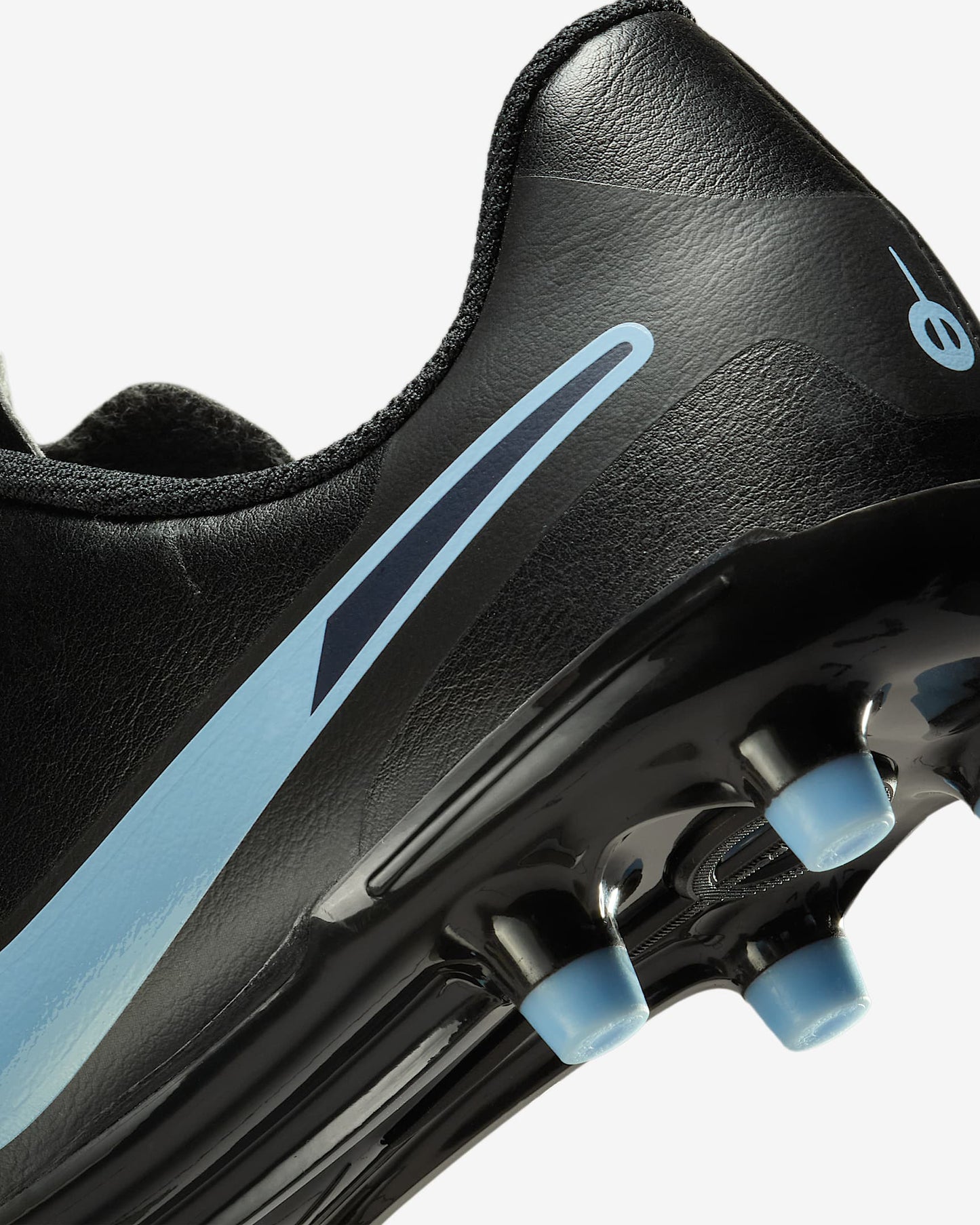 Junior Tiempo Legend 10 Club FG/MG [Black/Ice Blue]
