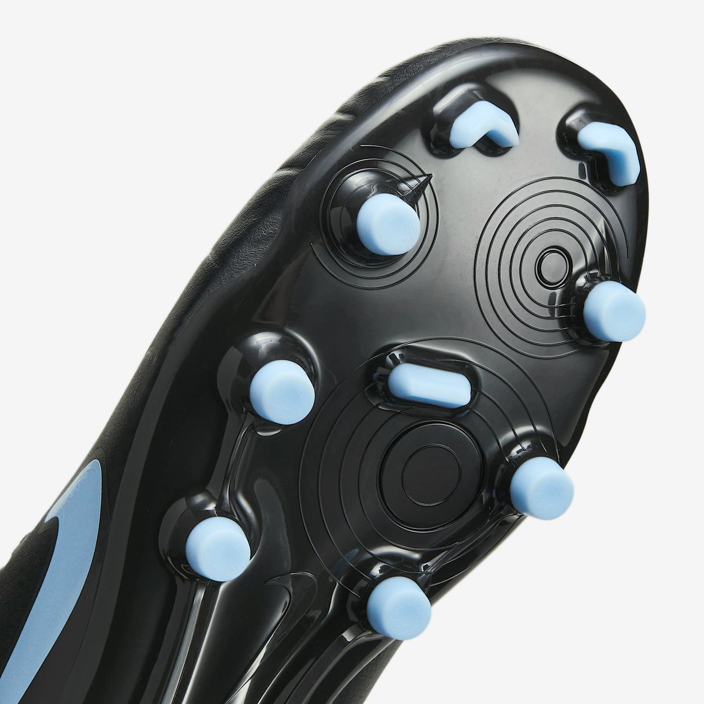 Junior Tiempo Legend 10 Club FG/MG [Black/Ice Blue]