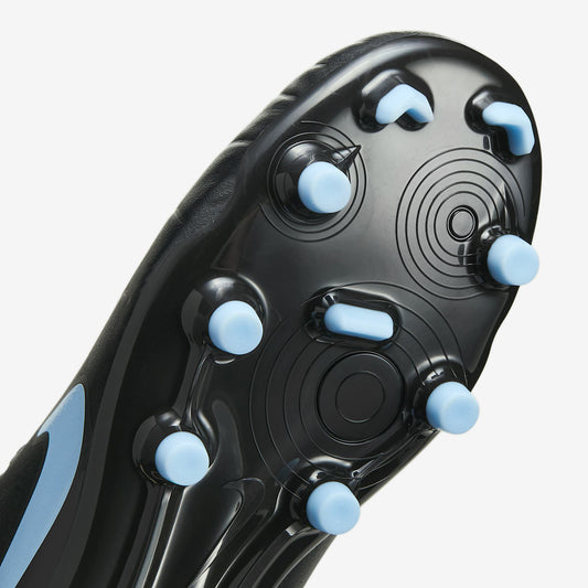 Junior Tiempo Legend 10 Club FG/MG [Black/Ice Blue]