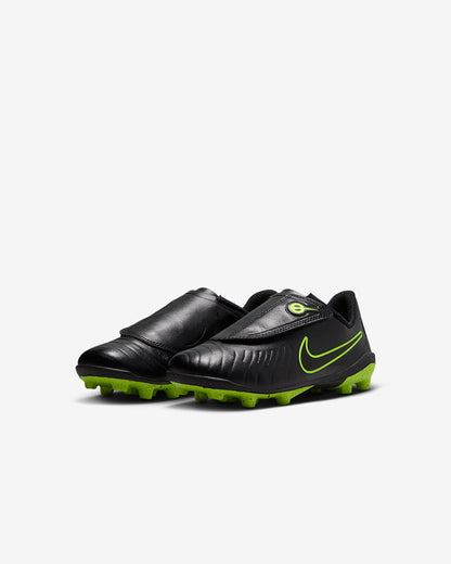 Litle Kids Tiempo Legend 10 Club FG/MG [Black/Volt]