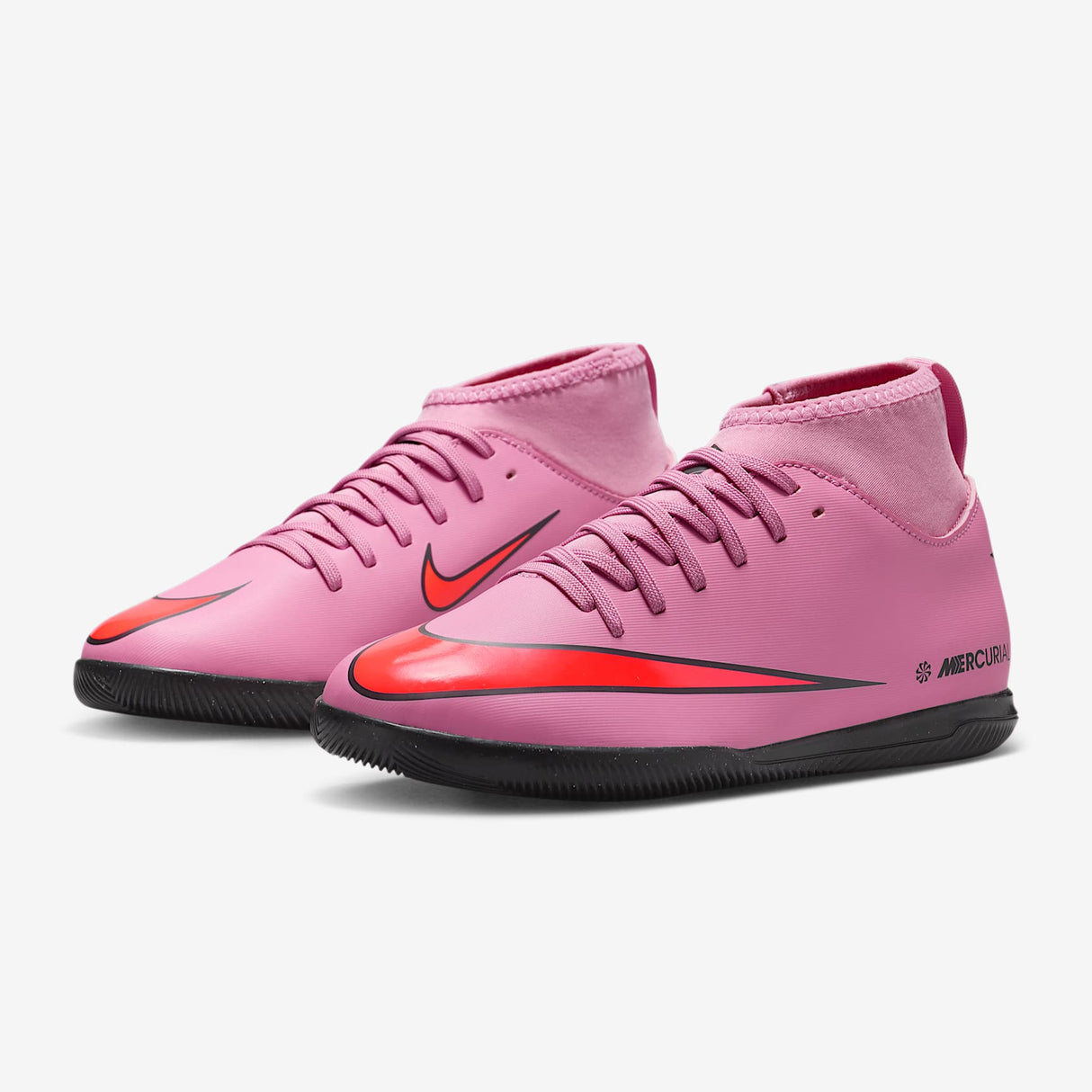 Nike Jr. Mercurial Superfly 10 Club IC [Magic Flamingo/Black-Total Crimson]