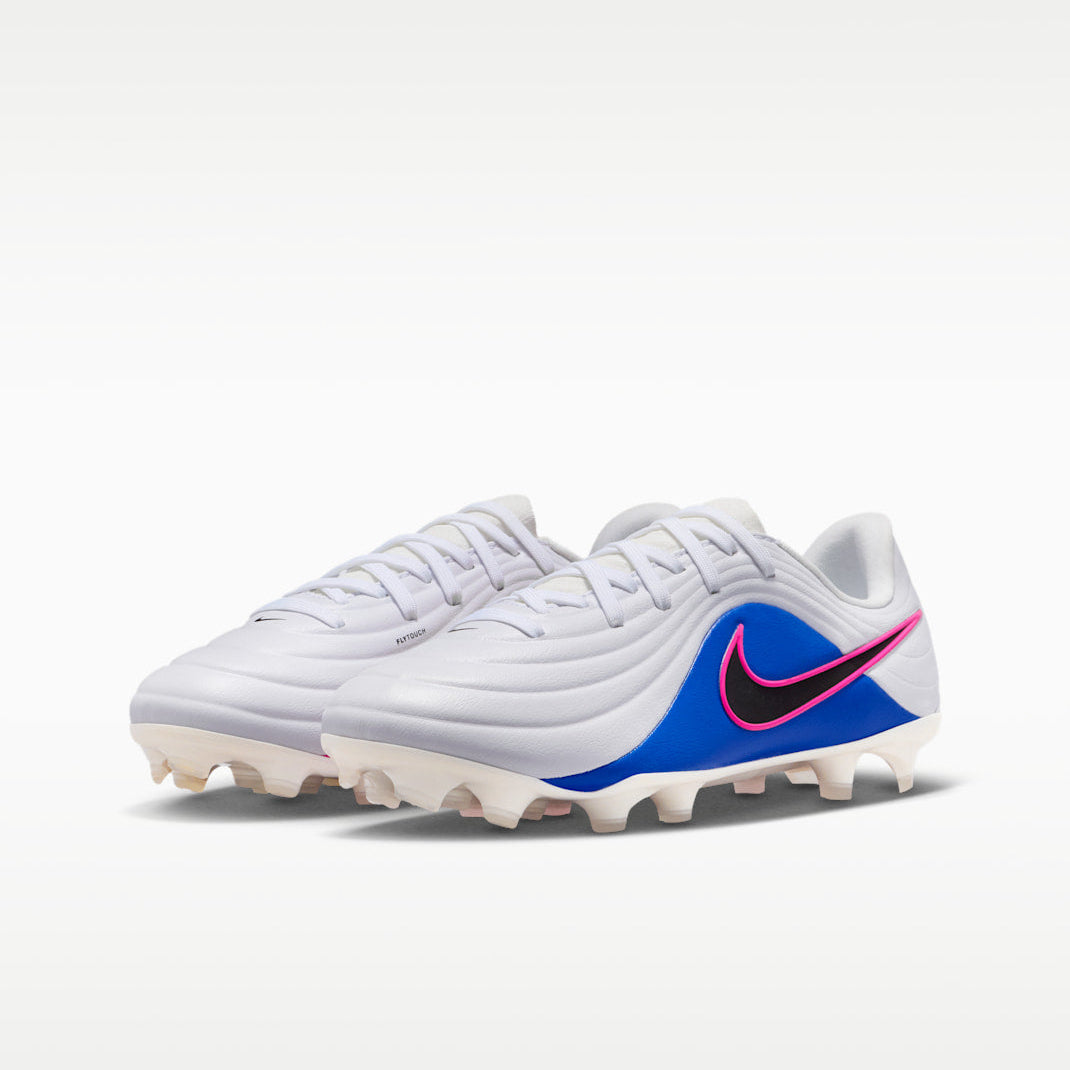 Junior Tiempo Maestro Academy FG/MG [White/Racer Blue/Pink Blast]
