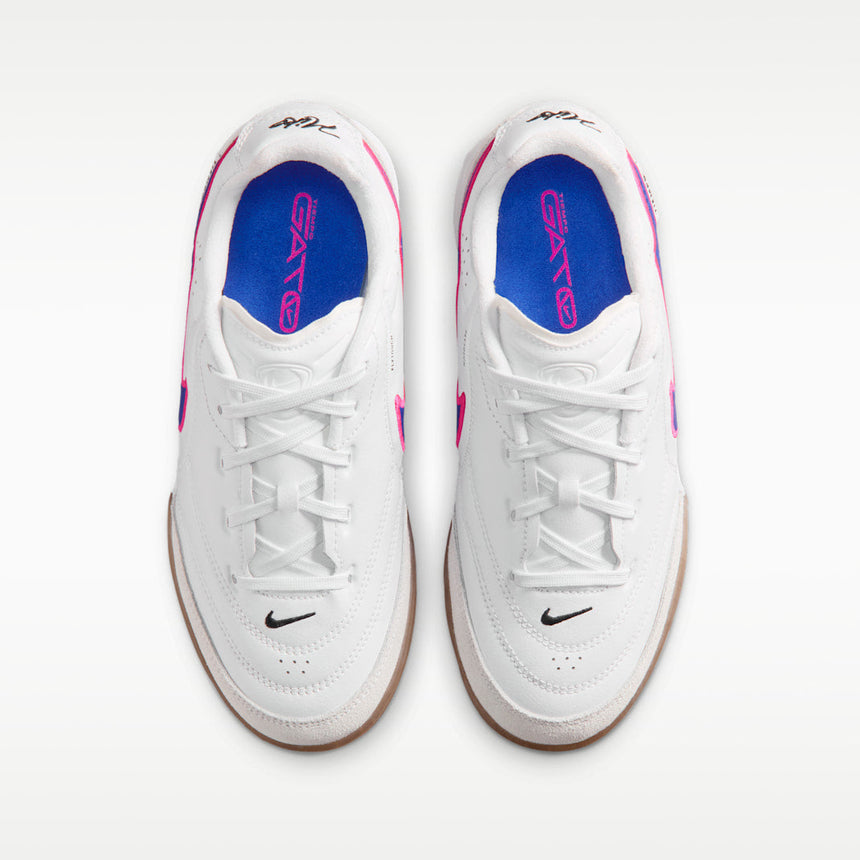 Junior Tiempo Streetgato [White/Racer Blue/Pink Blast]