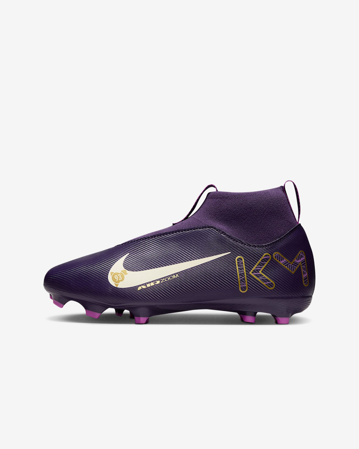 Junior Zoom Superfly 10 Academy " Kylian Mbappe" FG [Grand Purple/ Pale Ivory]