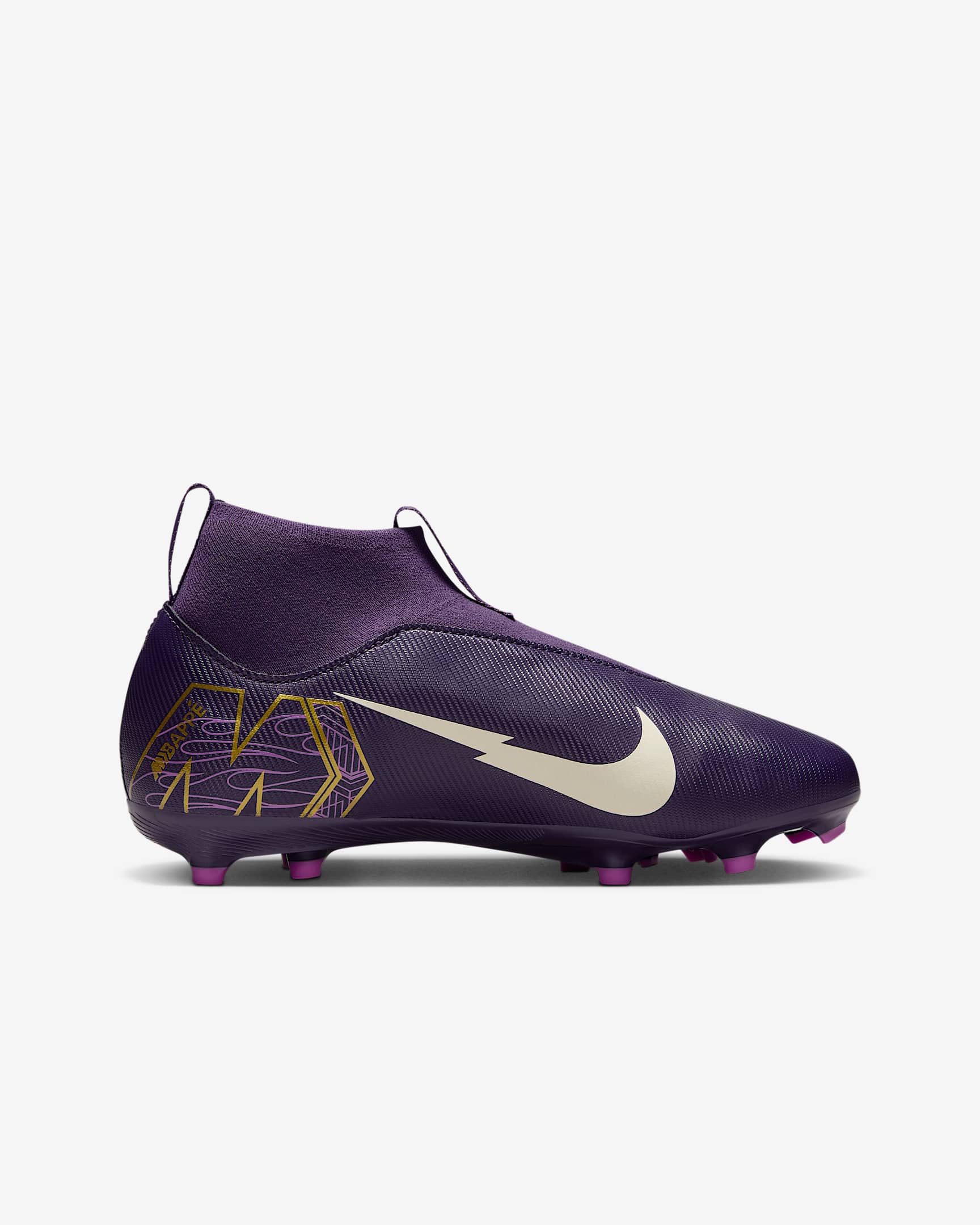 Junior Zoom Superfly 10 Academy " Kylian Mbappe" FG [Grand Purple/ Pale Ivory]