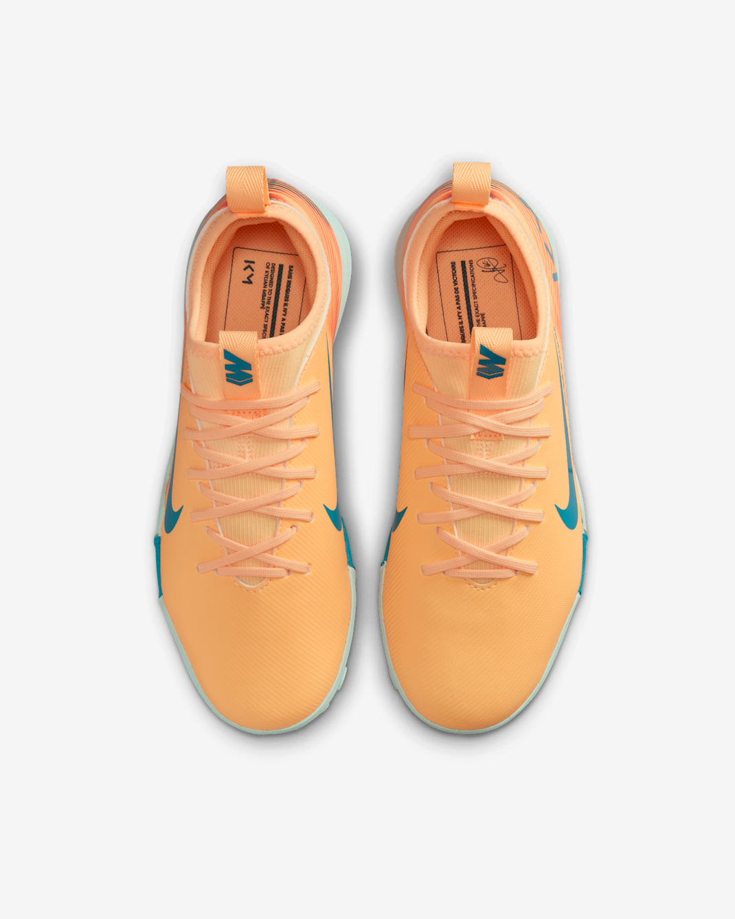 Junior Vapor 16 Academy " Kylian Mbappe" IC [Melon Tint/Turquoise]