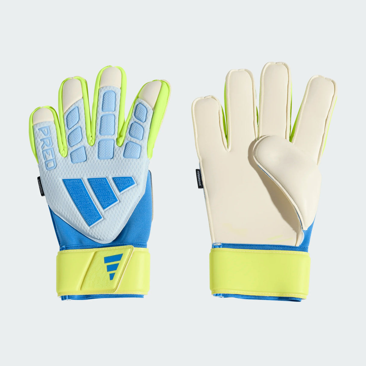 Predator Match Fingersave Gloves [Ray Blue/Lucid Yellow]