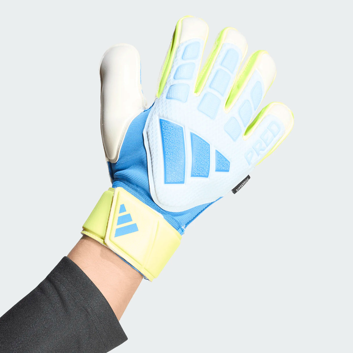 Predator Match Fingersave Gloves [Ray Blue/Lucid Yellow]