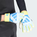 Predator Match Fingersave Gloves [Ray Blue/Lucid Yellow]
