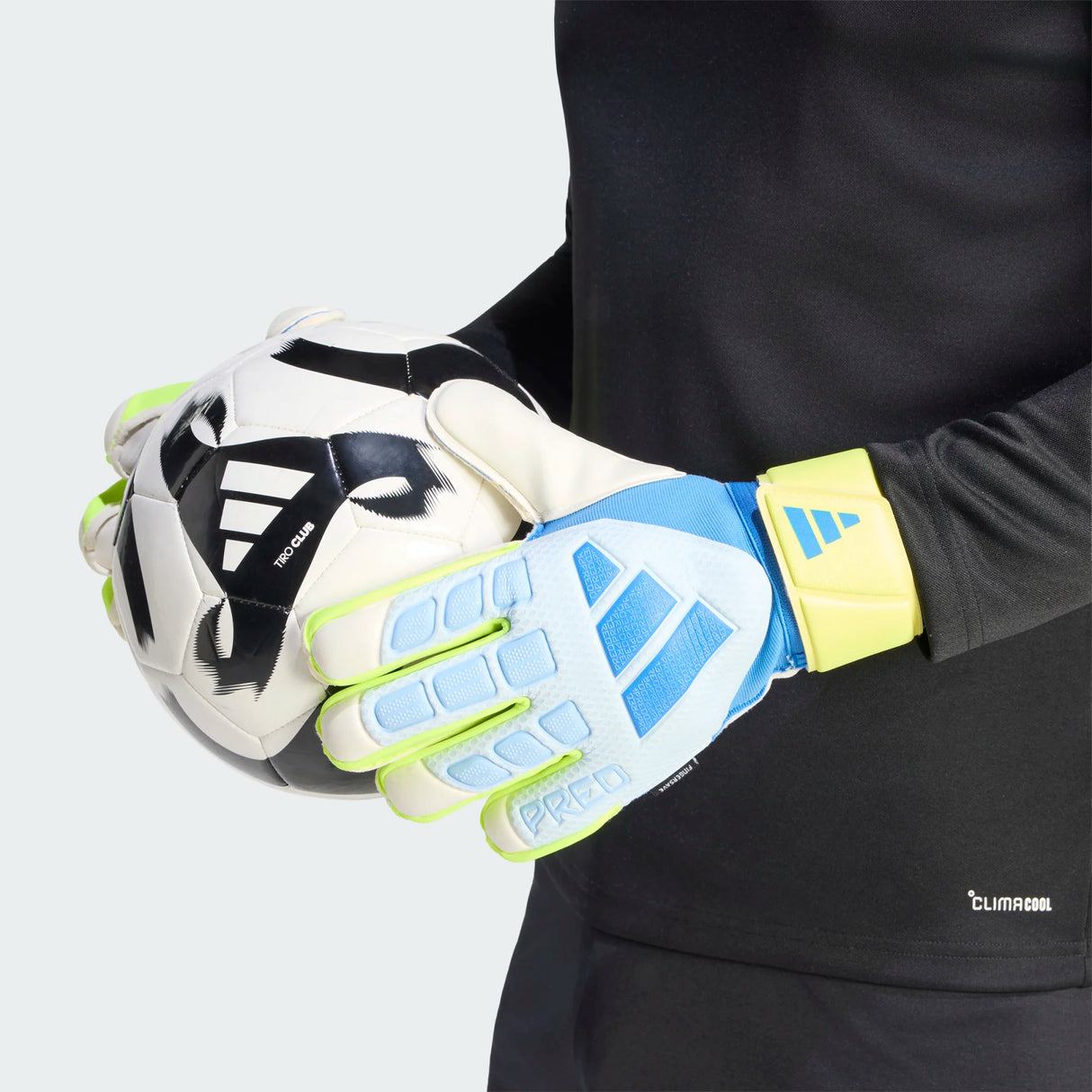 Predator Match Fingersave Gloves [Ray Blue/Lucid Yellow]