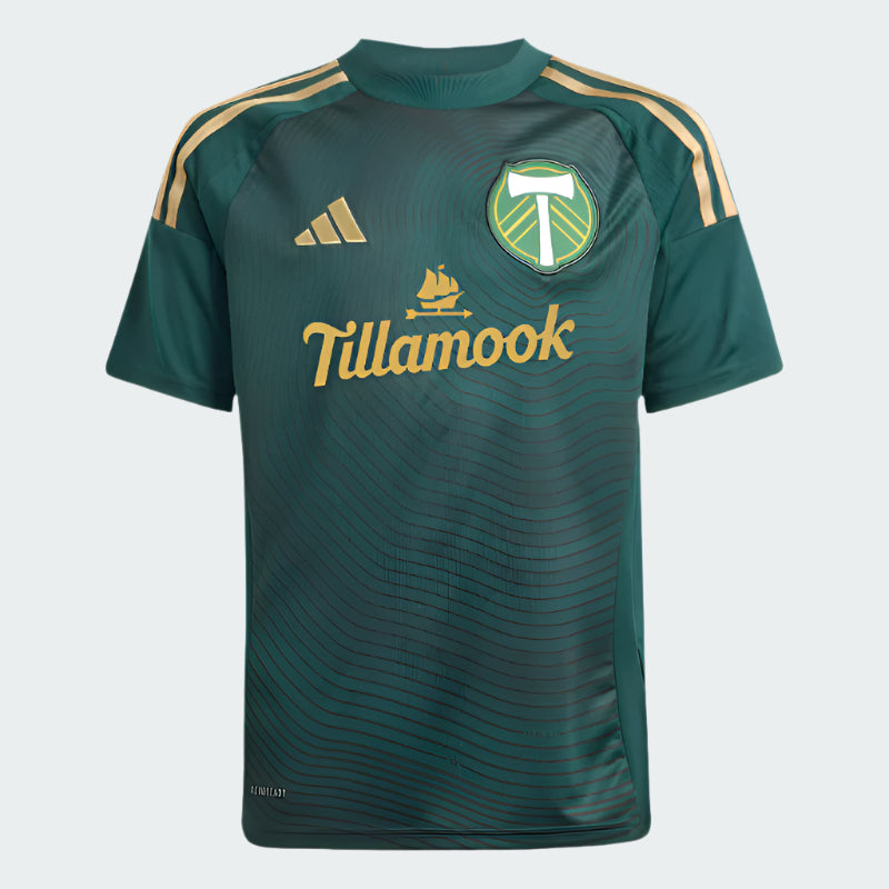 Youth Portland Timbers 2025/26 Home Replica Jersey
