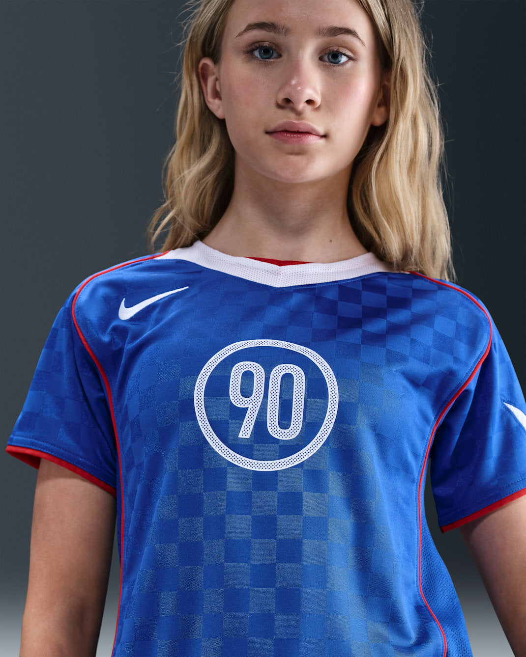 Youth Total 90 Jersey [Game Royal/ White/ Sport Red]