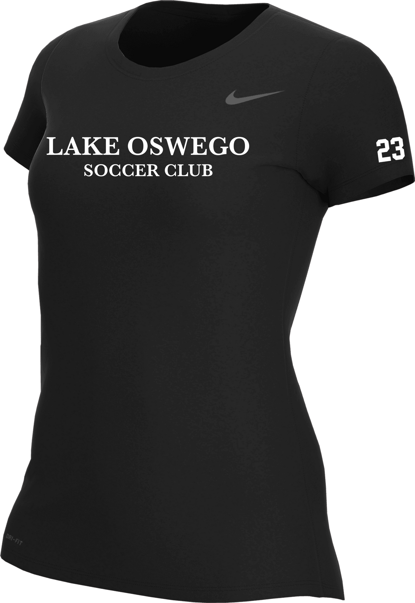 Lake Oswego SC S/S Dri-Fit Fan Tee [Women's]