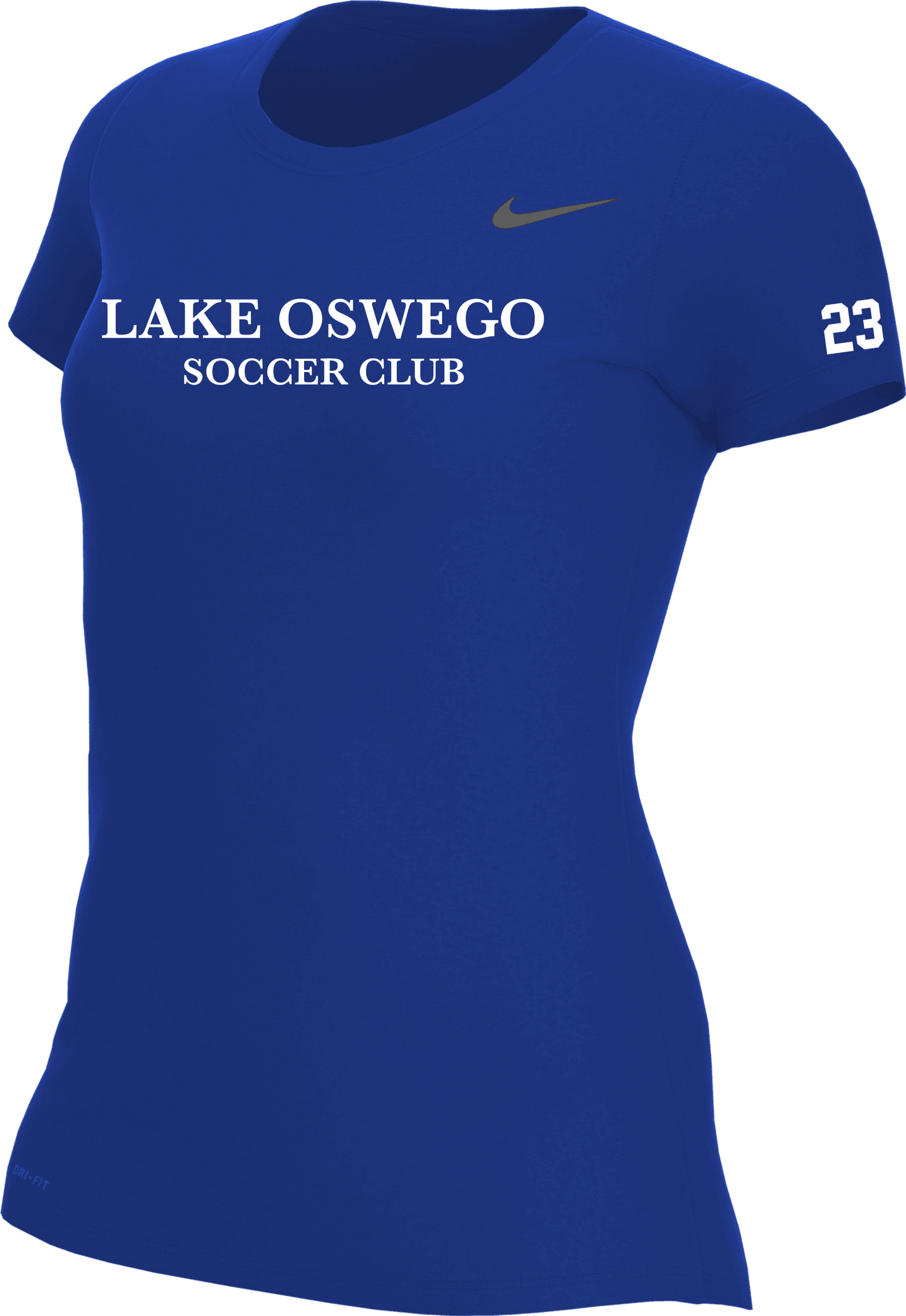 Lake Oswego SC S/S Dri-Fit Fan Tee [Women's]