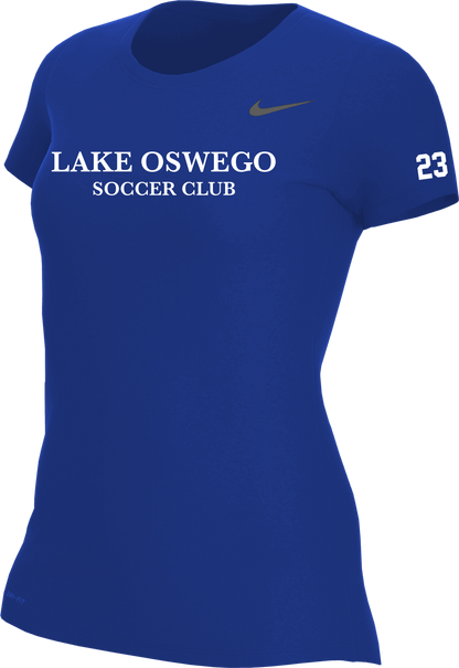 Lake Oswego SC S/S Dri-Fit Fan Tee [Women's]