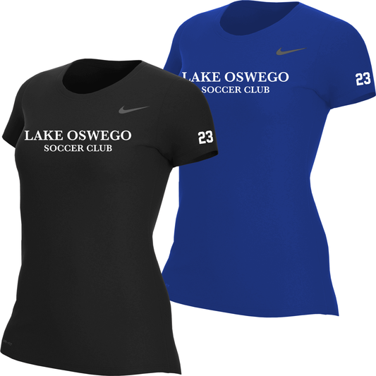 Lake Oswego SC S/S Dri-Fit Fan Tee [Women's]
