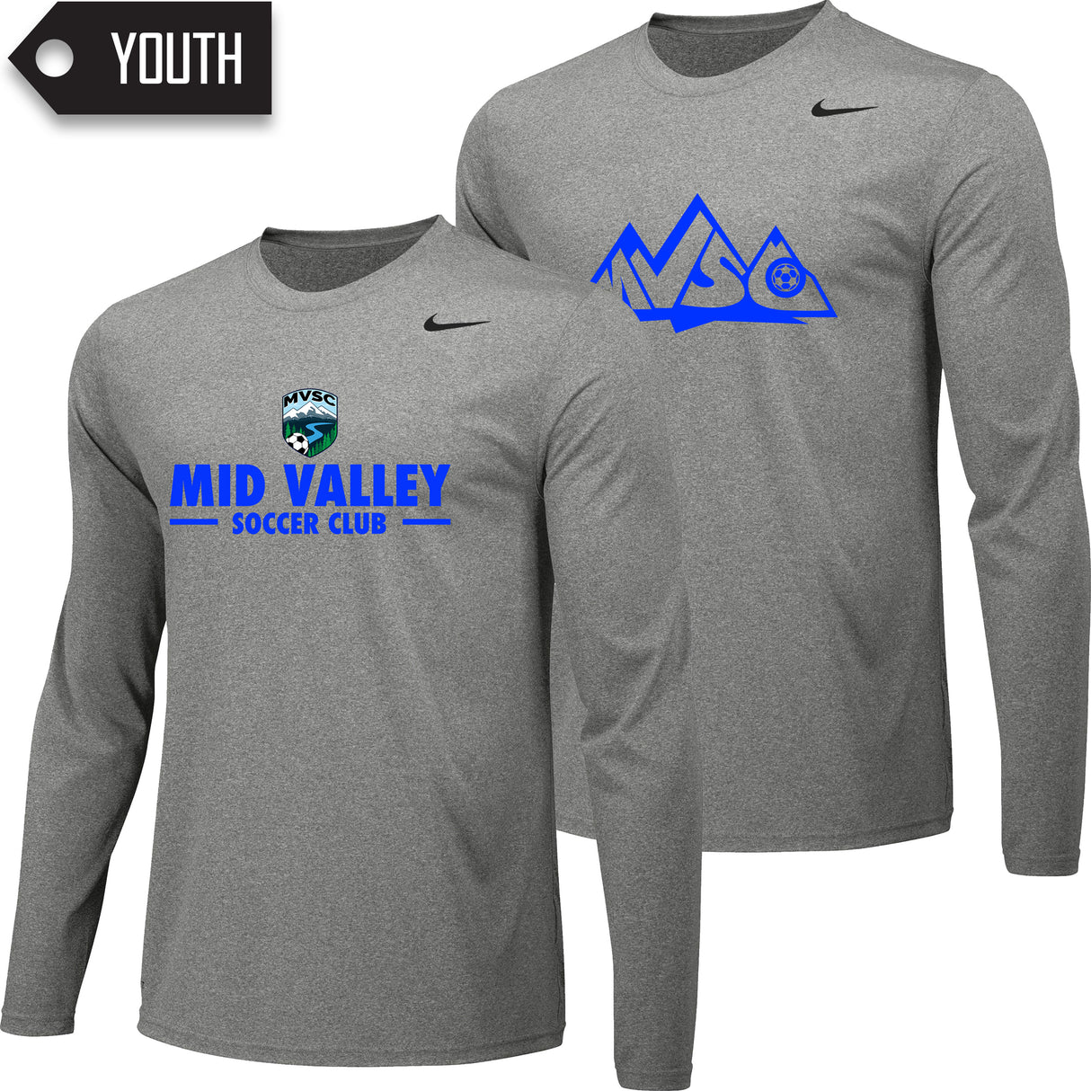 MVSC L/S Dri-Fit Fan Tee [Youth]