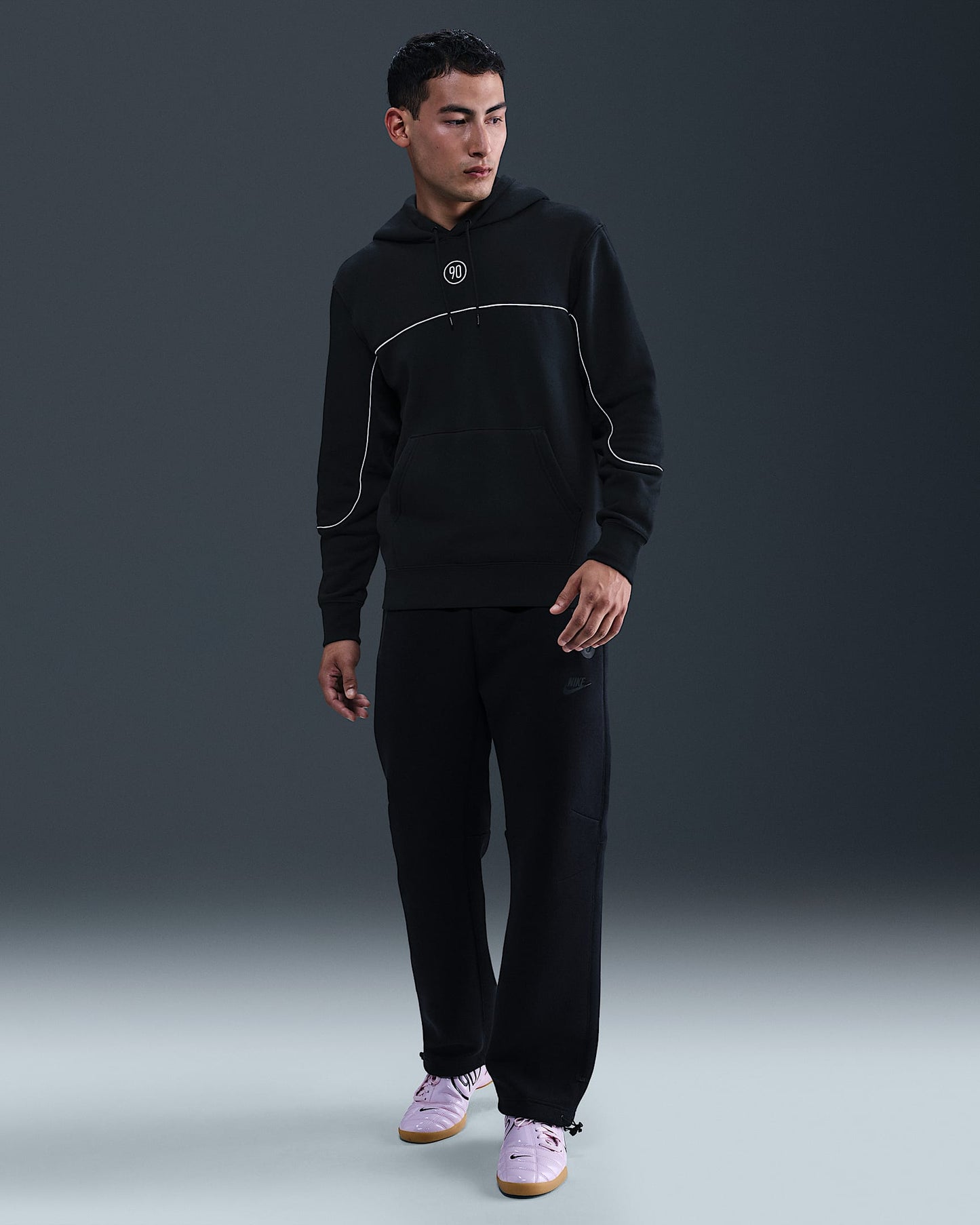 Total 90 Club Pullover Hoodie [Black]